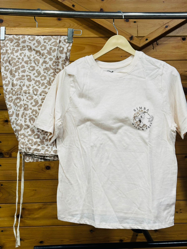 Simba Cartoon Print Night Suit