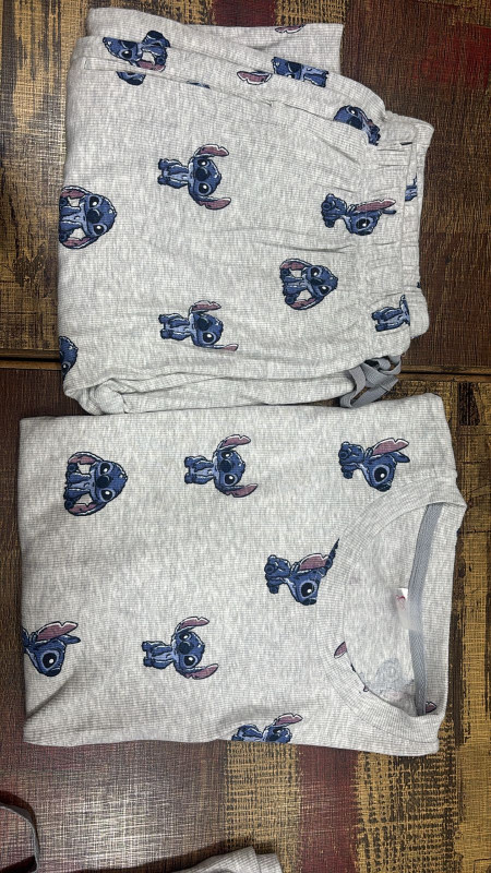 Stitch Cartoon Print Short set