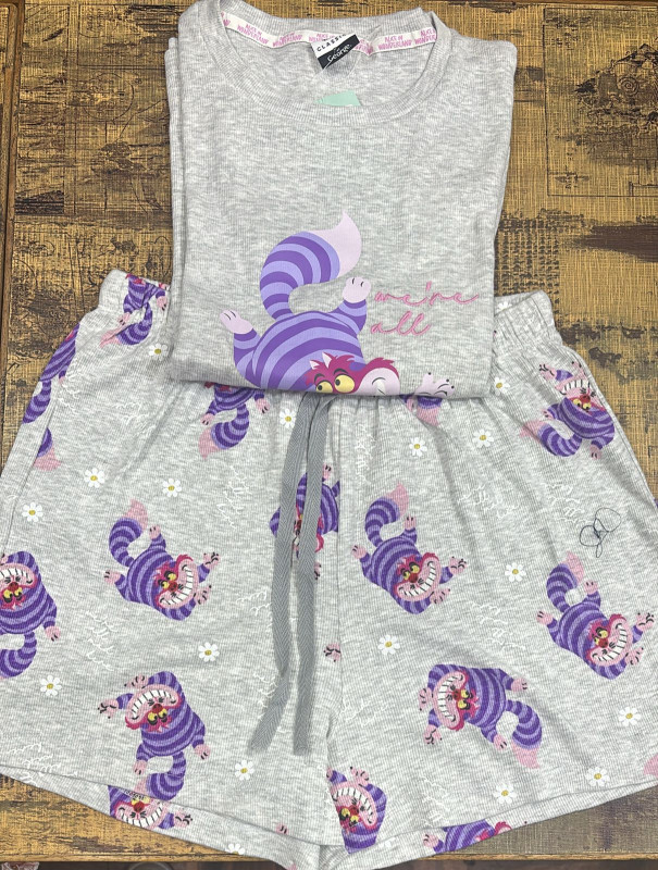 Cartoon Print short set